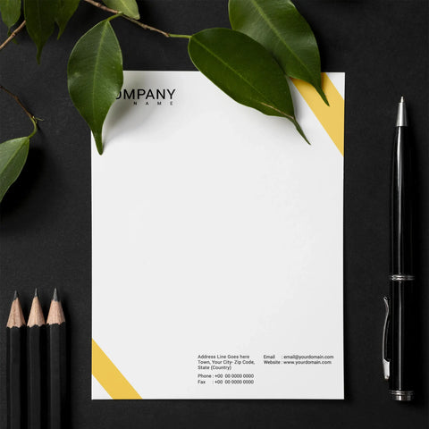 Minimalist Business Letterhead – Clean & Professional Design
