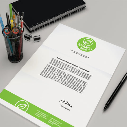 Custom A4 Letterhead Printing – Branded & Professional Designs