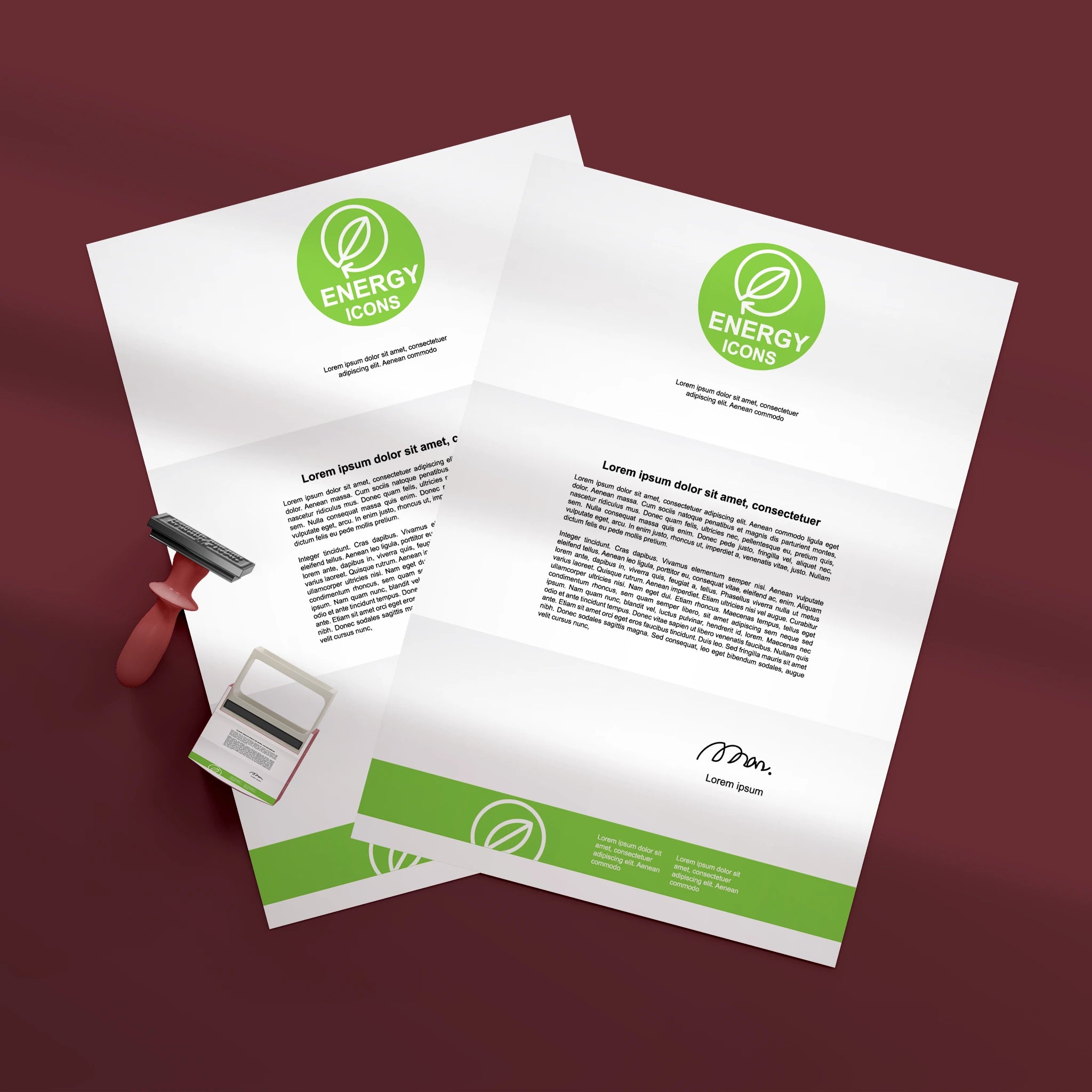 Custom A4 Letterhead Printing – Branded & Professional Designs