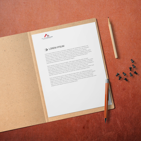 Minimalist Business Letterhead – Professional & Elegant
