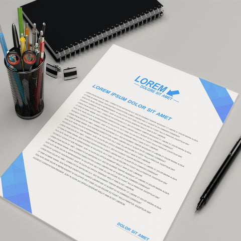 Startup Business Essentials Bundle – Blue Geometric Design