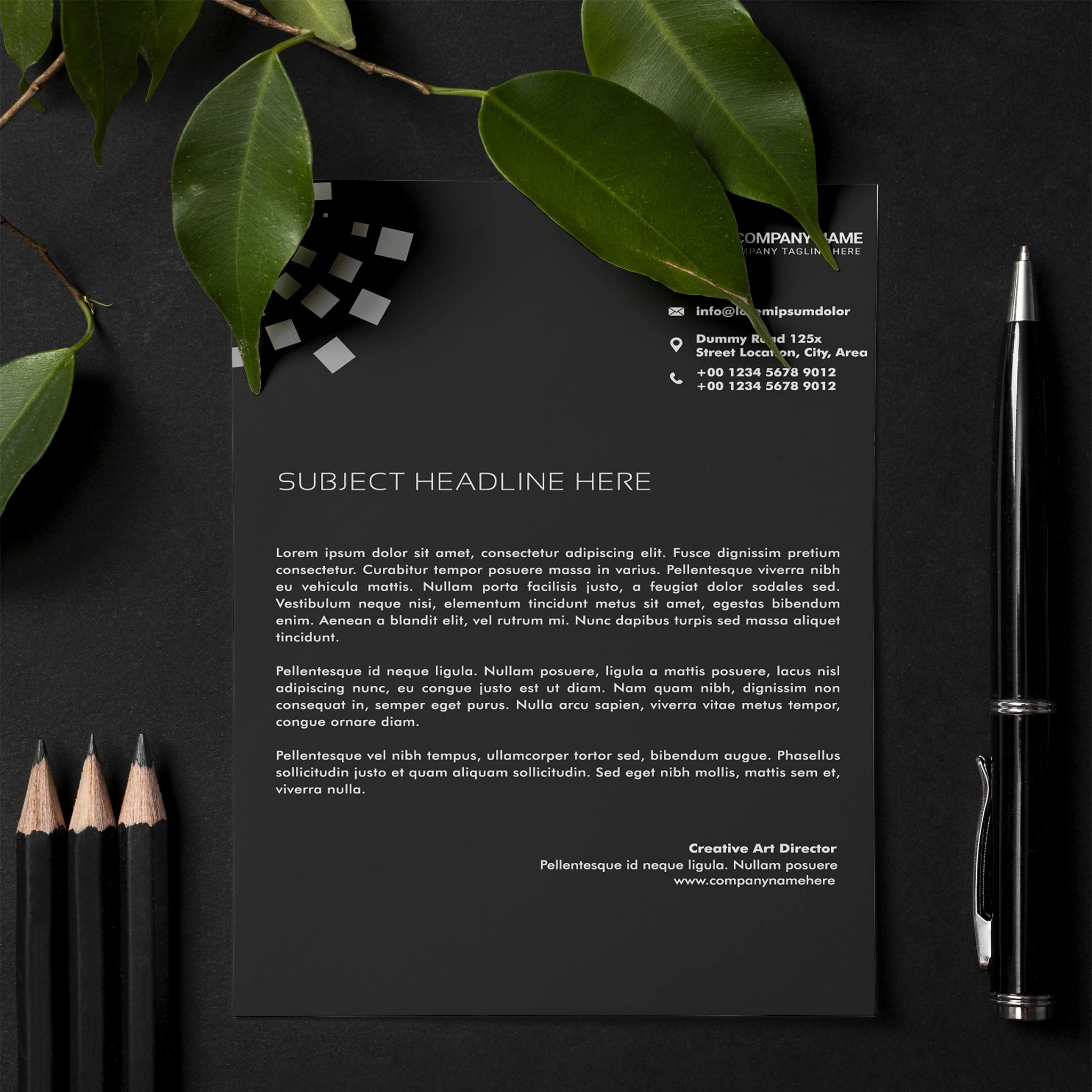 Startup Business Essentials Bundle – Sleek Midnight Luxe