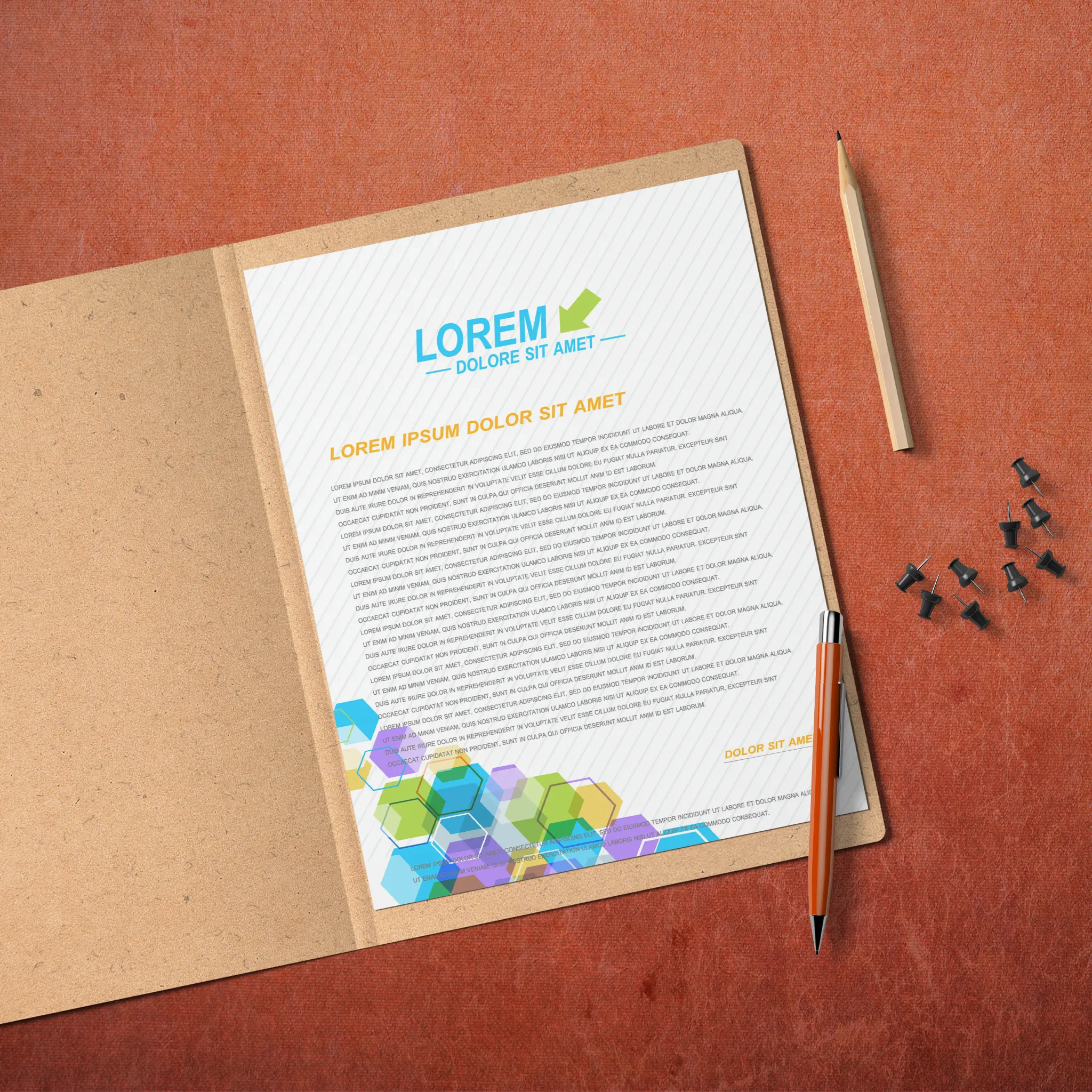 Corporate Business Essentials Bundle – Geometric Vibrance