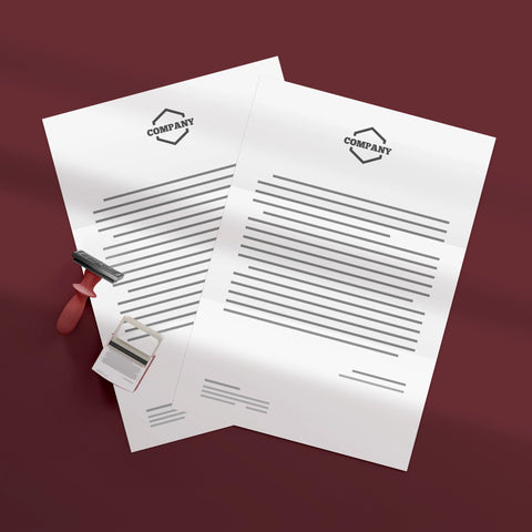 Minimalist Corporate Letterhead – Clean & Professional Business Stationery