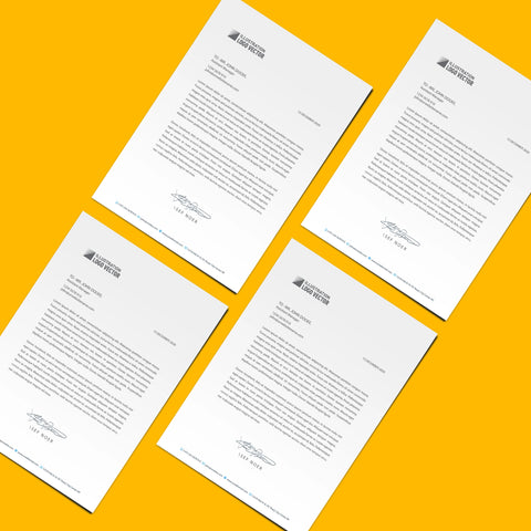 Modern Business Letterhead – Minimalist & Professional
