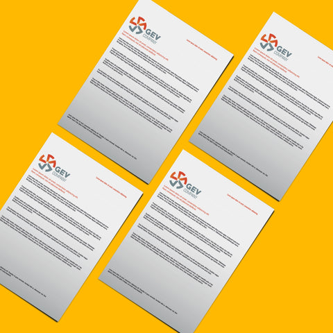 Gradient Business Letterhead – Corporate & Elegant