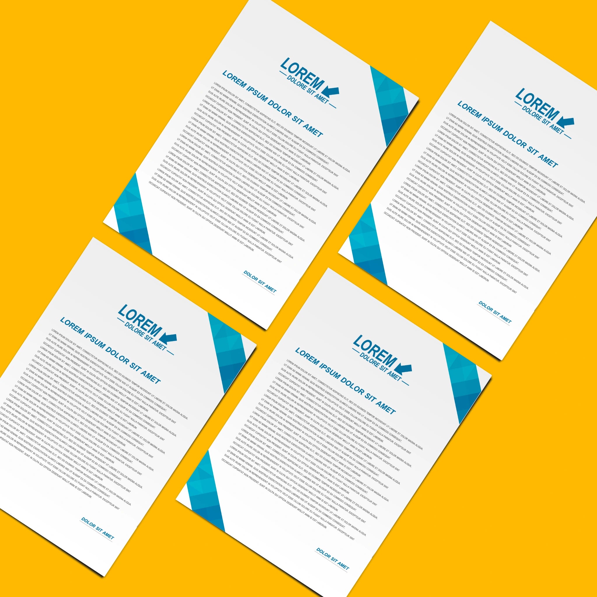 Premium Business Letterhead – Elegant & Professional Corporate Stationery