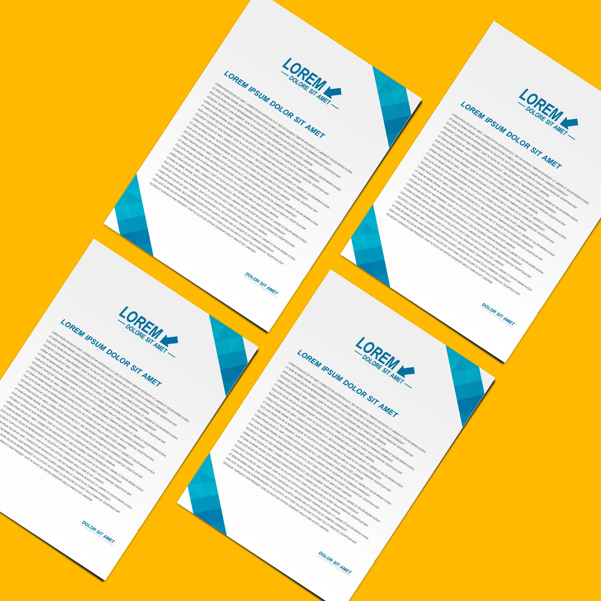 Premium Business Letterhead – Elegant & Professional Corporate Stationery