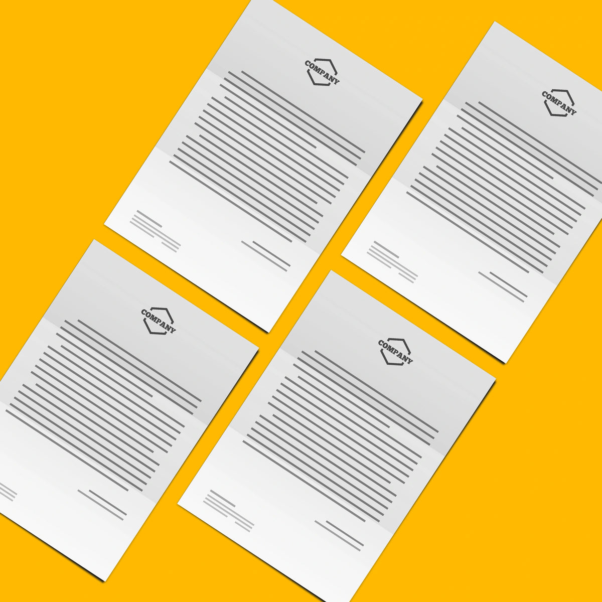 Custom A4 Letterhead Printing – High-Quality Professional Stationery