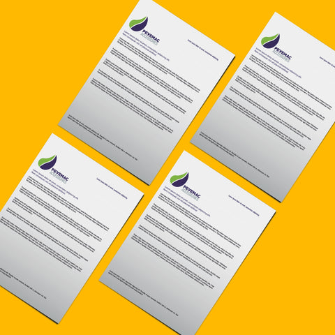 Gradient Business Letterhead – Modern & Professional