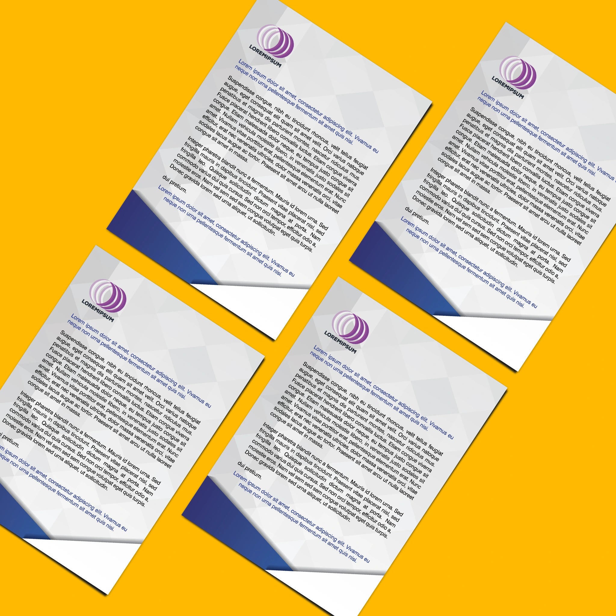 Premium Business Letterhead – Elegant & Professional Corporate Stationery