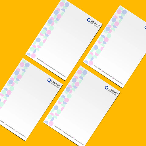 Minimalist Pastel Letterhead – Elegant & Professional