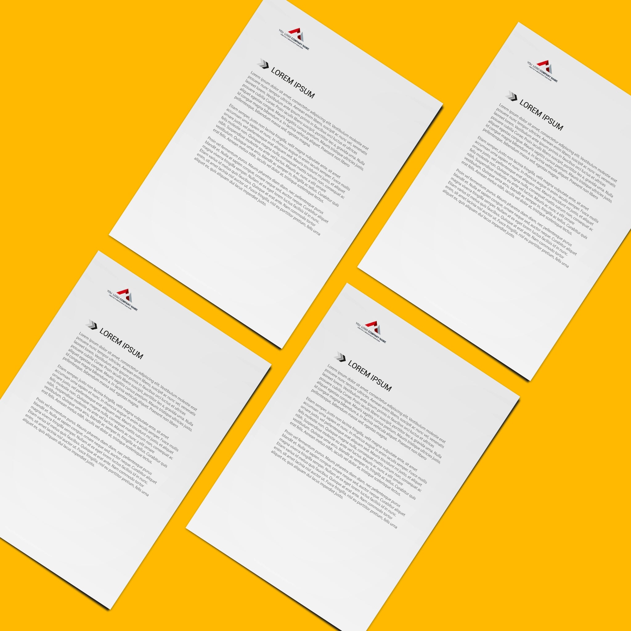 Minimalist Business Letterhead – Professional & Elegant