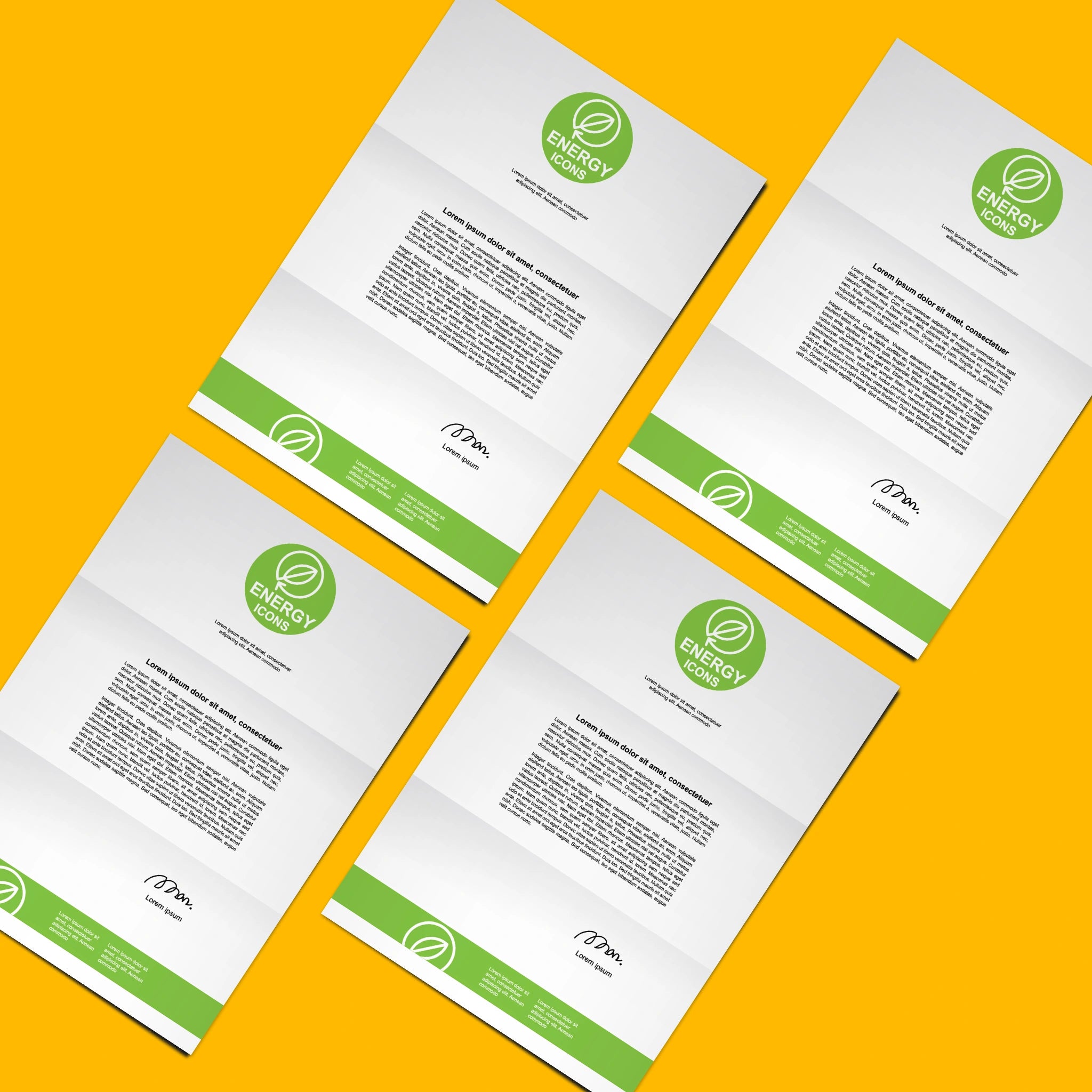 Eco-Green Business Essentials Bundle – Sustainable & Professional