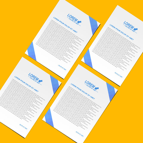 Corporate Business Essentials Bundle – Blue Geometric Design
