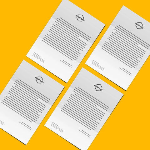 Minimalist Corporate Letterhead – Clean & Professional Business Stationery