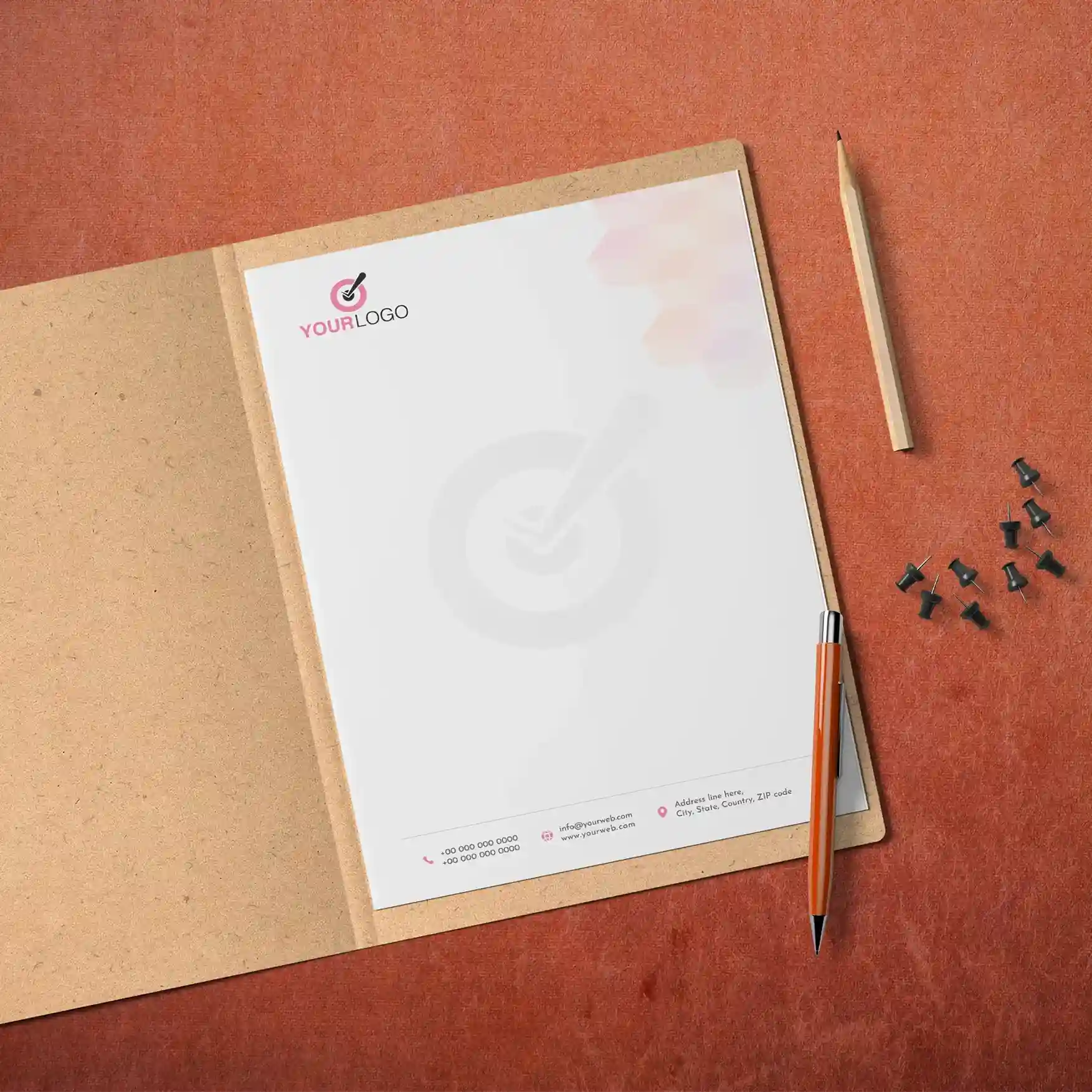 Premium Business Letterhead – Sleek & Professional Corporate Stationery