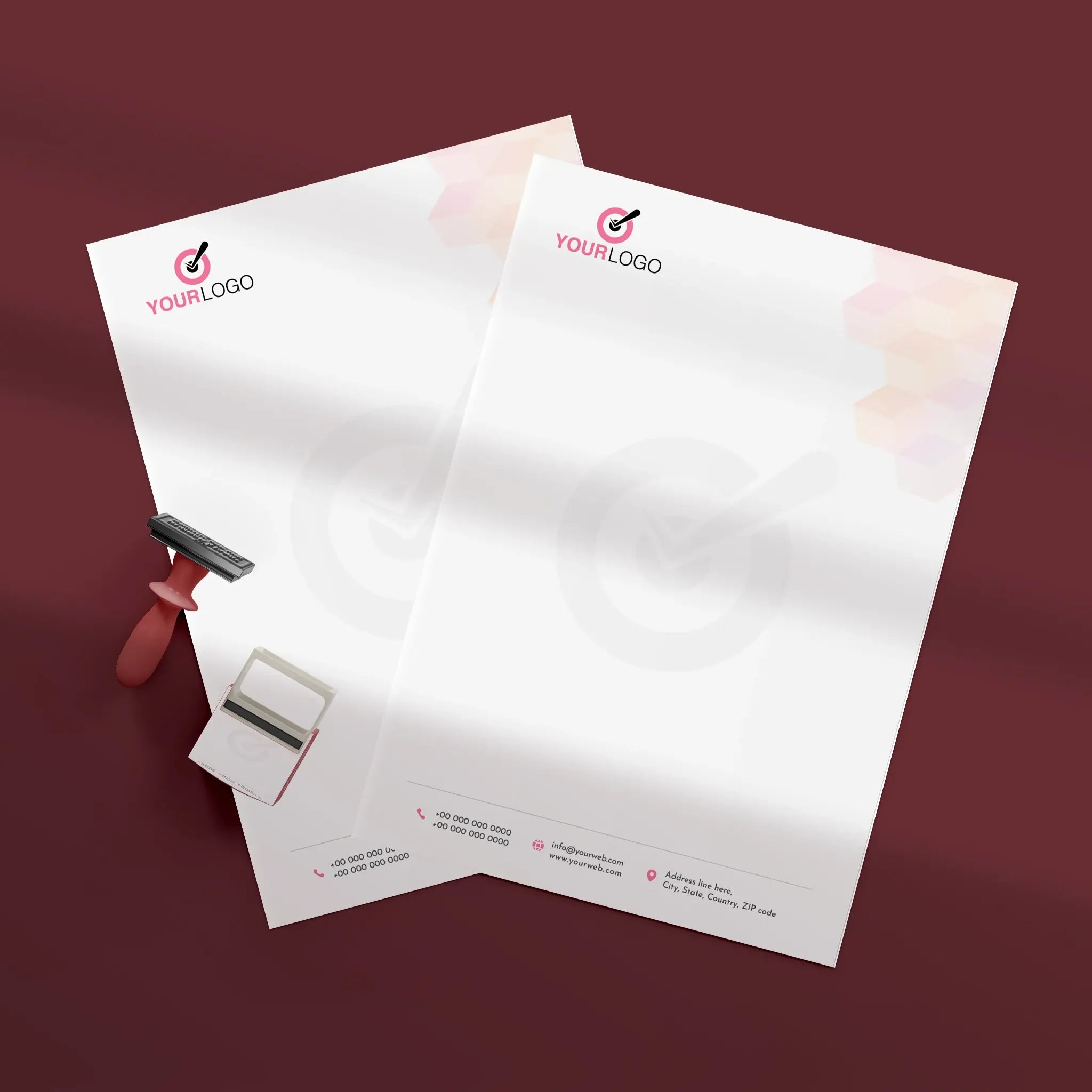 Premium Business Letterhead – Sleek & Professional Corporate Stationery