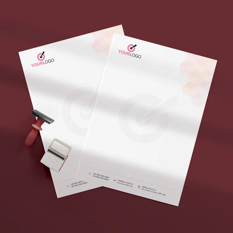 Elegant Hexagonal Business Essentials Bundle – Modern & Vibrant