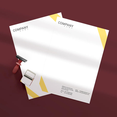 Minimalist Business Letterhead – Clean & Professional Design