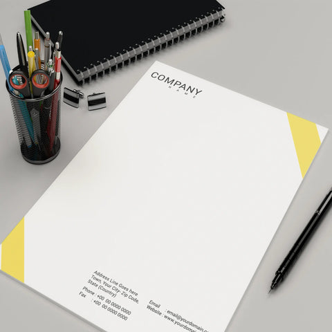 Minimalist Business Letterhead – Clean & Professional Design